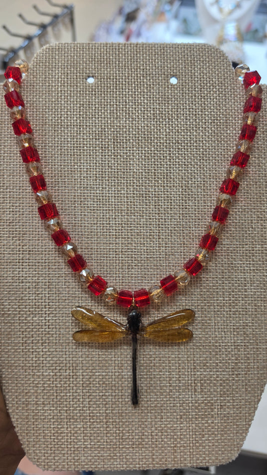 A-Red Dragonfly