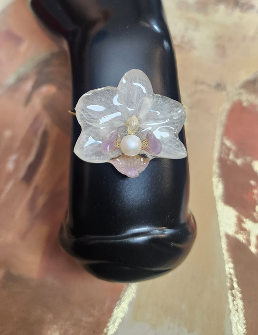 Pulsera de orquidea natural (cutie)