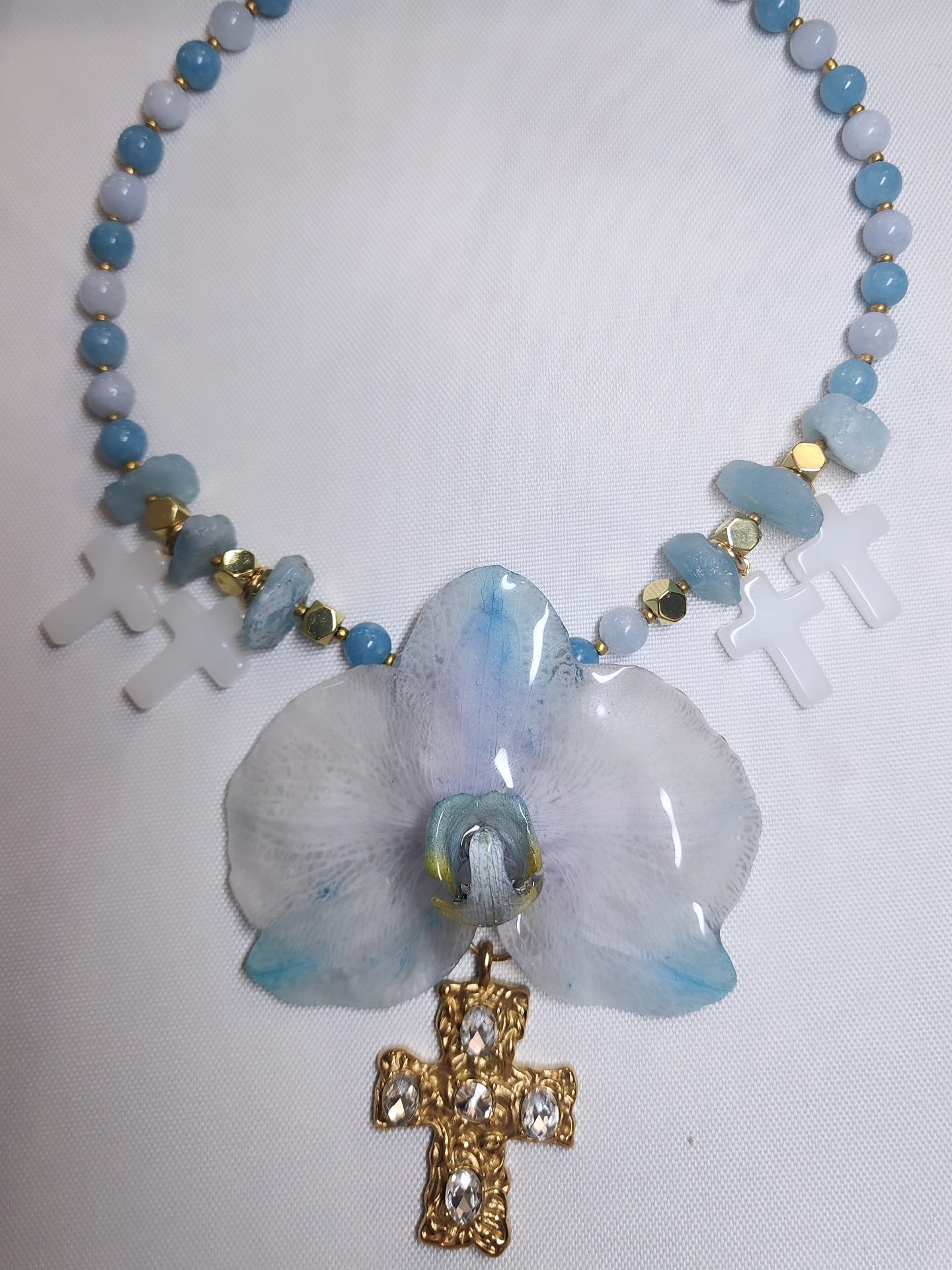 COLLAR DE ORQUIDEA NATURAL  (Spirit)