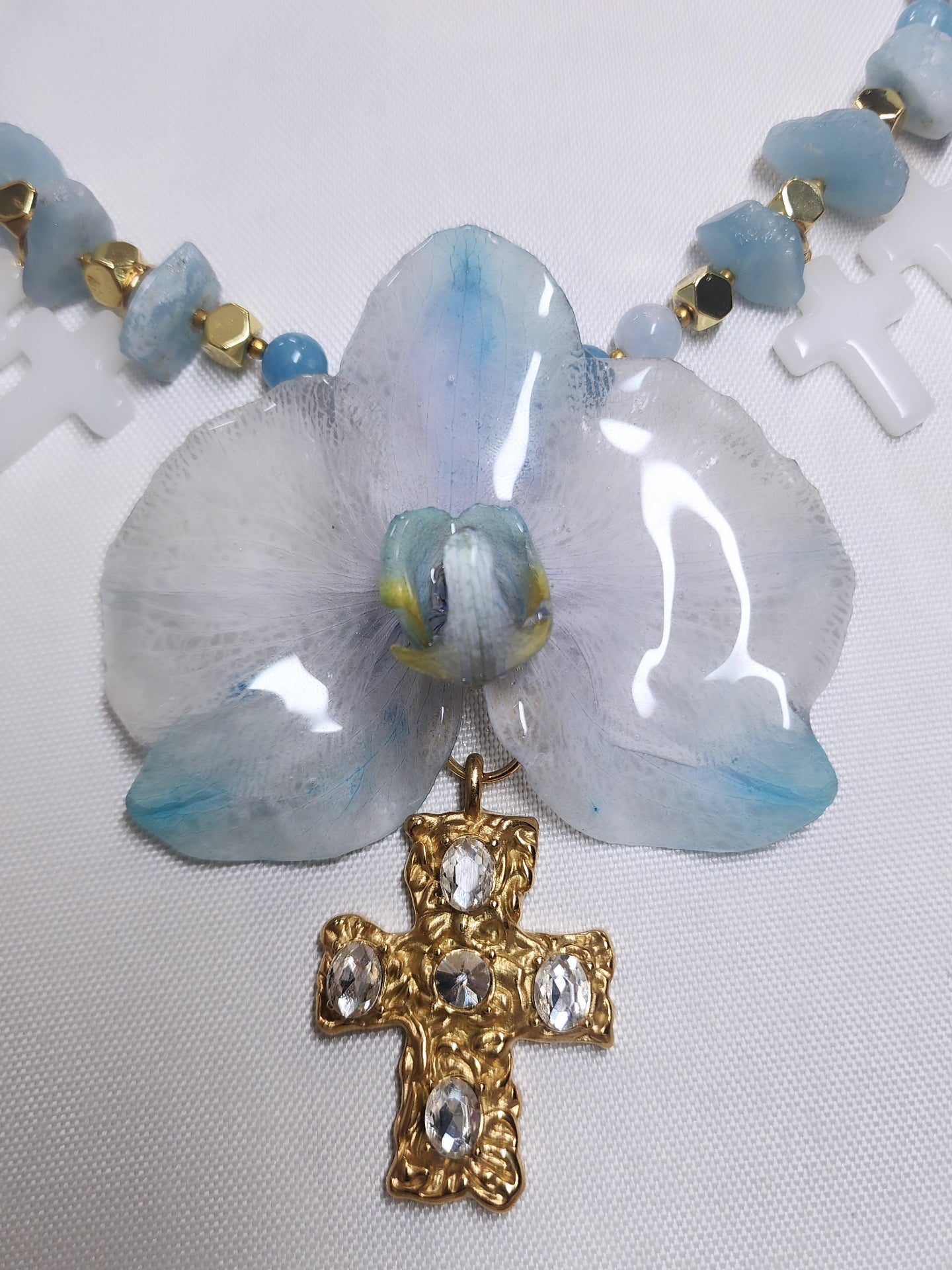 COLLAR DE ORQUIDEA NATURAL  (Spirit)